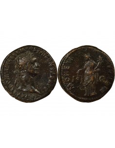 Rome Empire Domitien Moneta As Cuivre 95 R Rome Rome Empire