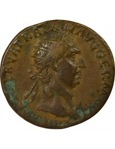 Rome Empire Trajan Abundantia Dupondius Cuivre 90 R Rome Rome Empire 2