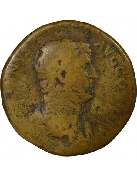 Rome Empire Hadrien Nil Sesterce Cuivre 136 R Rome Rome Empire