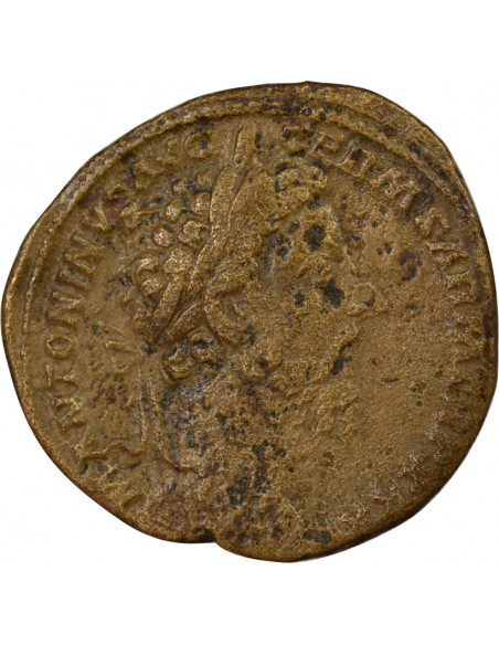 Rome Empire Marc Aurèle Libéralité de l'Empereur Sesterce Laiton 176-177 R Rome Rome Empire