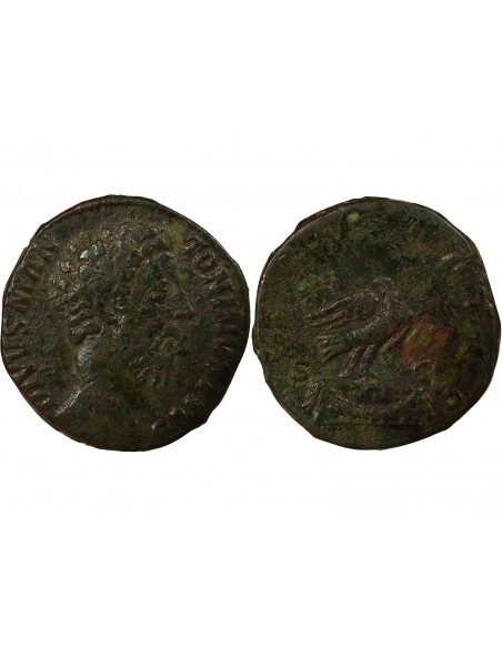 Rome Empire Marc Aurèle Aigle sur Autel Sesterce Laiton 180 R Rome Rome Empire