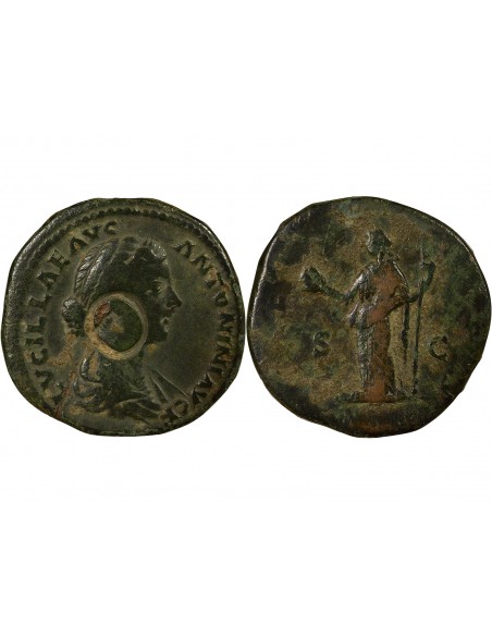 Rome Empire Lucilla Vénus Sesterce Laiton 181 R Rome Rome Empire