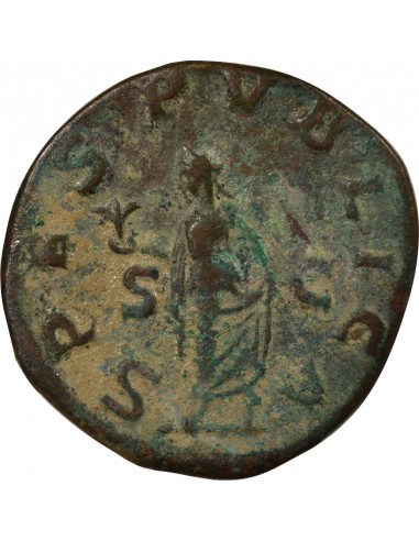 Rome Empire Alexandre Sévère Spes Sesterce Laiton 232 R Rome Rome Empire