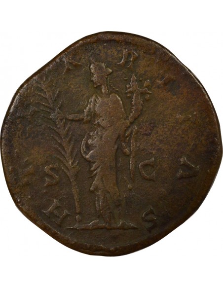 Rome Empire Faustine Jeune Hilaritas Sesterce Laiton 161 R Rome Rome Empire