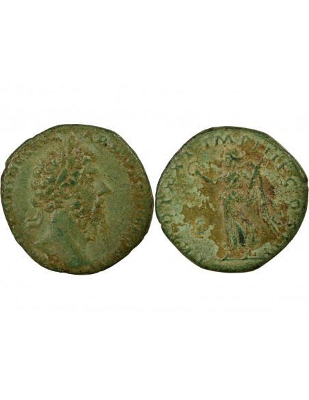 Rome Empire Marc Aurèle Victoria Sesterce Laiton 168 R Rome Rome Empire