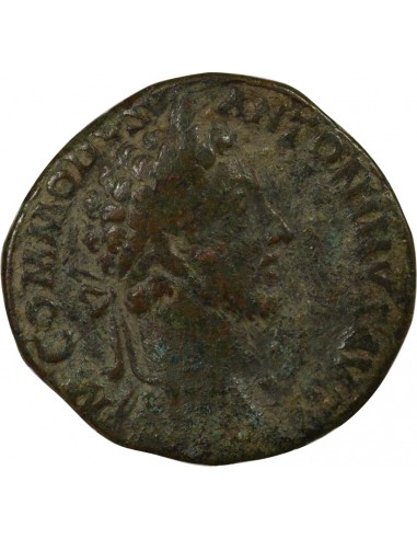 Rome Empire Commode Jupiter Sesterce Laiton 181 R Rome Rome Empire