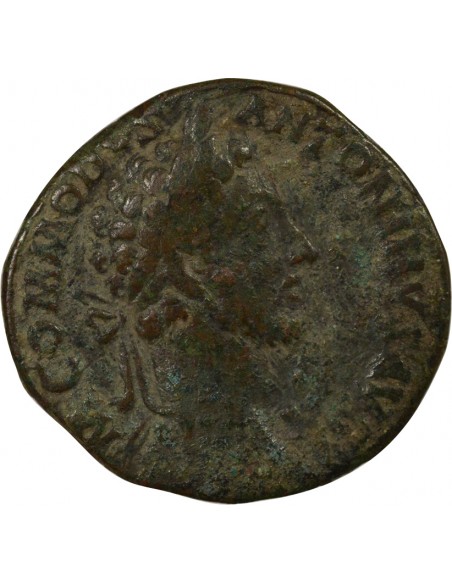 Rome Empire Commode Jupiter Sesterce Laiton 181 R Rome Rome Empire