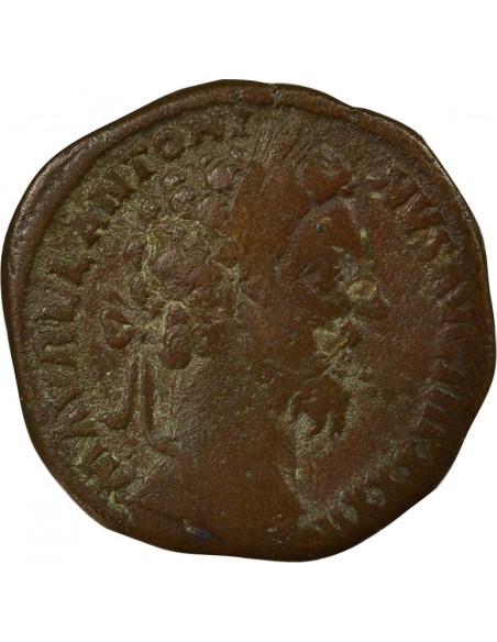 Rome Empire Marc Aurèle Felicitas Sesterce Laiton 178 R Rome Rome Empire