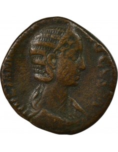 Rome Empire Julia Mamée Vesta Sesterce Laiton 227-228 R Rome Rome Empire 2
