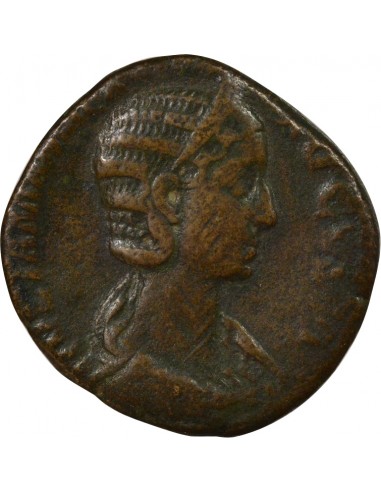 Rome Empire Julia Mamée Vesta Sesterce Laiton 227-228 R Rome Rome Empire