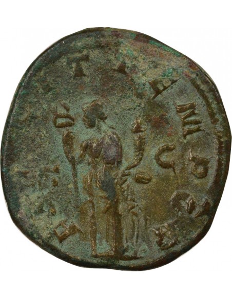 Rome Empire Gordien III Felicitas Sesterce Laiton 244 R Rome Rome Empire