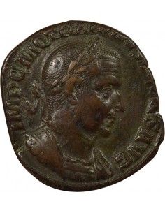 Rome Empire Trajan Dèce Génie Sesterce Cuivre 249-250 R Rome Rome Empire 2