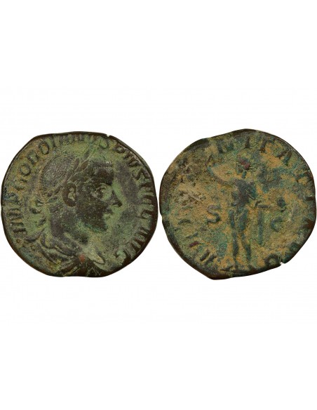Rome Empire Gordien III Sol Sesterce Laiton 240-243 R Rome Rome Empire