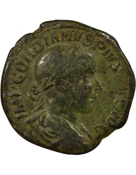 Rome Empire Gordien III Securitas assise Sesterce Laiton 244 R Rome Rome Empire