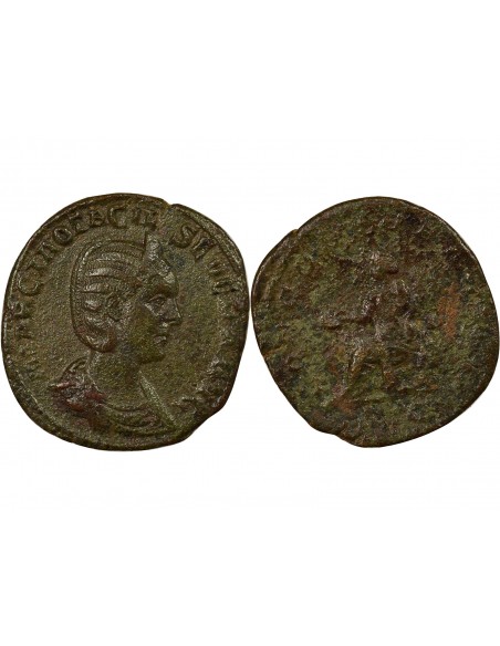 Rome Empire Otacilia Severa Concordia Sesterce Cuivre 246 R Rome Rome Empire