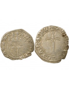 France Antoine de Lorraine 1/2 Gros Billon 1508-1544