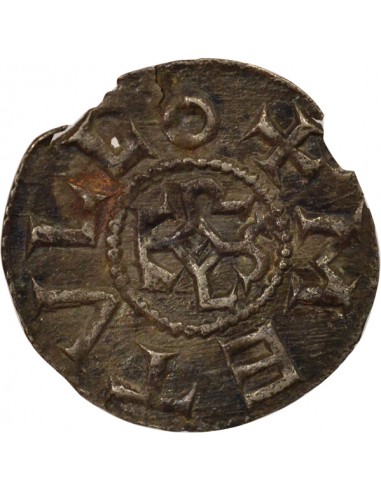 France Charles II Denier Argent 840-864 Melle