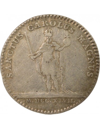 France Louis XIV Grands Maîtres de l'Université de Paris Jeton Argent 1747