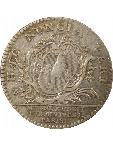 France Louis XIV Grands Maîtres de l'Université de Paris Jeton Argent 1747