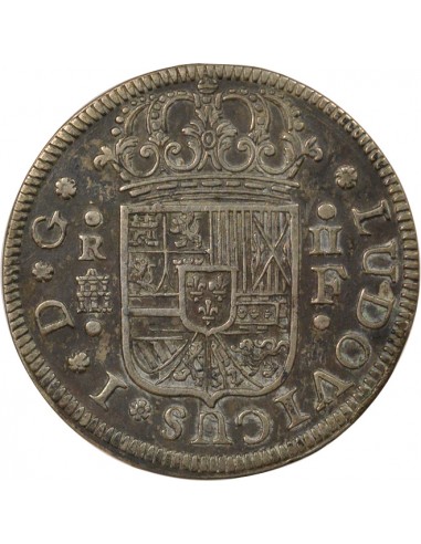 Espagne Louis Ier d'Espagne 2 Reales Argent 1724 Aqu Ségovia (Aqueduc) Espagne