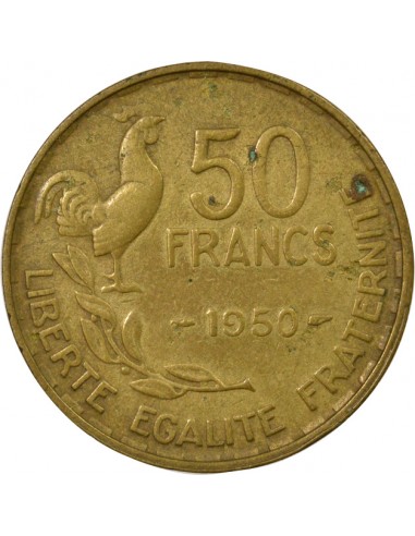 France Guiraud 50 Francs Bronze-Alu 1950 A Paris