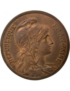 France Dupuis 10 Centimes Bronze 1915 A Paris 2