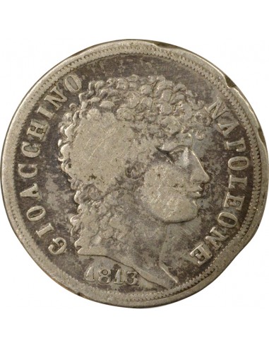 Naples Joachim Murat 2 Lire Argent 1813 Naples
