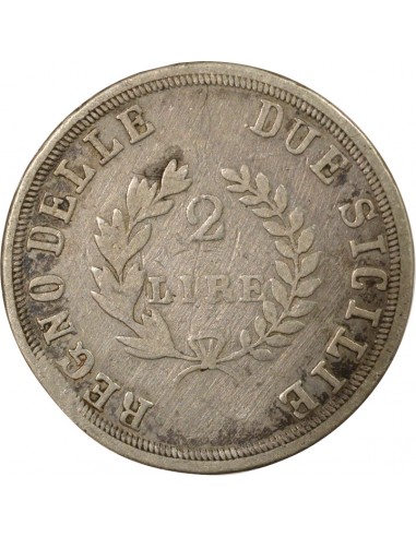 Naples Joachim Murat 2 Lire Argent 1813 Naples