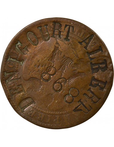 France Napoléon III Albert Denigourt Jeton Bronze 1898 A - Paris