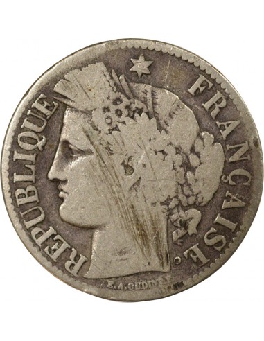IIIe République 2 Francs Argent 1871 K Bordeaux