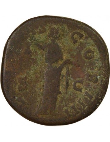 Rome Empire Antonin le Pieux Libertas Sesterce Laiton 153-154 R Rome Rome Empire