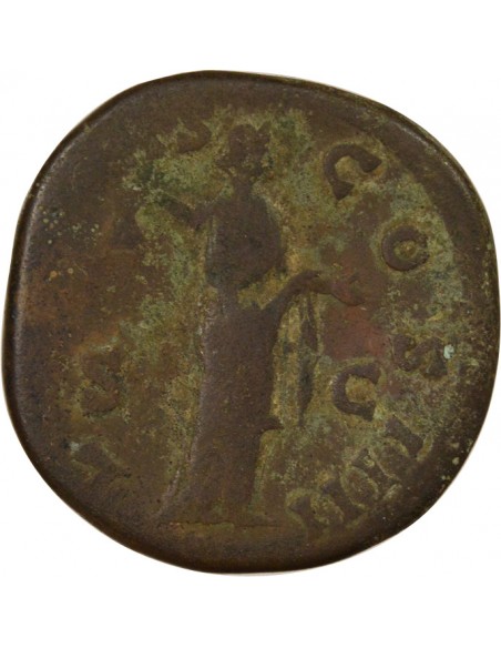 Rome Empire Antonin le Pieux Libertas Sesterce Laiton 153-154 R Rome Rome Empire