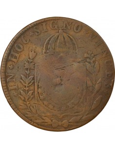 Brésil Pedro II 1825-1891 Sur 80 Réis 1830 R 40 Reis Cuivre 1835 R Rio de Janeiro Brésil 2