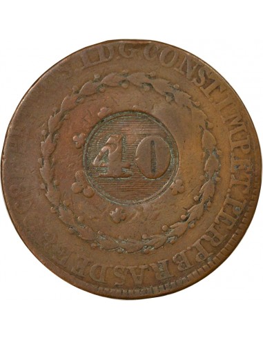 Brésil Pedro II 1825-1891 Sur 80 Réis 1830 R 40 Reis Cuivre 1835 R Rio de Janeiro Brésil