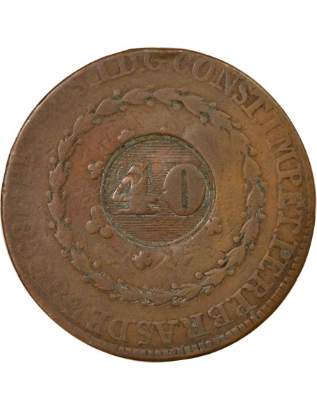 Brésil Pedro II 1825-1891 Sur 80 Réis 1830 R 40 Reis Cuivre 1835 R Rio de Janeiro Brésil