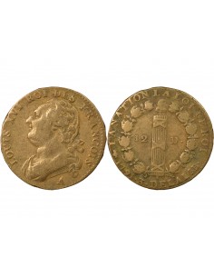 France Louis XVI Au Faisceau 12 deniers dit au faisceau type Francois Cuivre 1791 A Paris