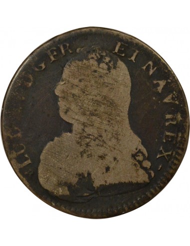 France Louis XV Au Buste Habillé 1/2 Ecu aux branches d'olivier Argent 1730 B Rouen