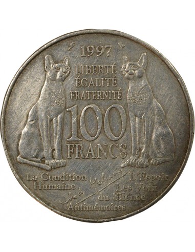 France André Malraux Malraux 100 Francs Argent 1997 Pessac