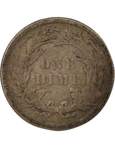 Etats Unis d'Amérique Seated Liberty 1 Dime Argent 1882 P Philadelphia Etats Unis d'Amérique