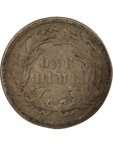 Etats Unis d'Amérique Seated Liberty 1 Dime Argent 1882 P Philadelphia Etats Unis d'Amérique