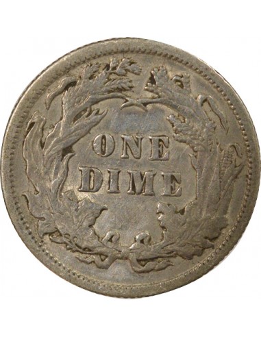 Etats Unis d'Amérique Seated Liberty 1 Dime Argent 1891 P Philadelphia Etats Unis d'Amérique