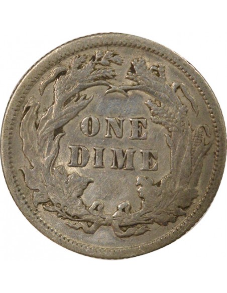 Etats Unis d'Amérique Seated Liberty 1 Dime Argent 1891 P Philadelphia Etats Unis d'Amérique