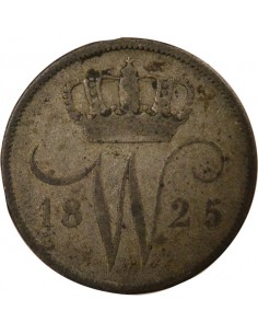 Pays-Bas Guillaume Ier 1772-1843 10 Cents Argent 1825 Utrecht 2