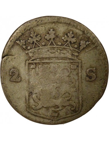 Pays-Bas 2 Stuivers Argent 1760 Hoorn
