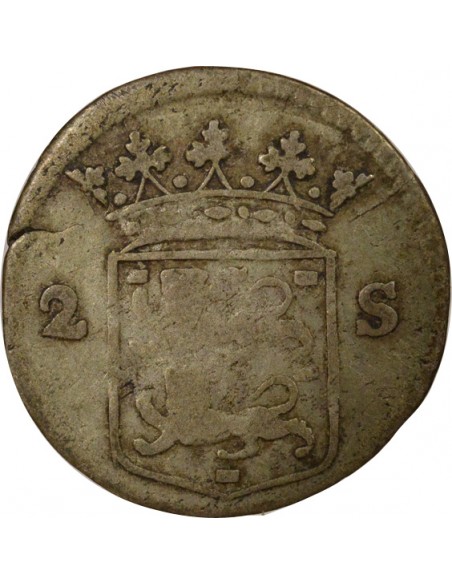 Pays-Bas 2 Stuivers Argent 1760 Hoorn