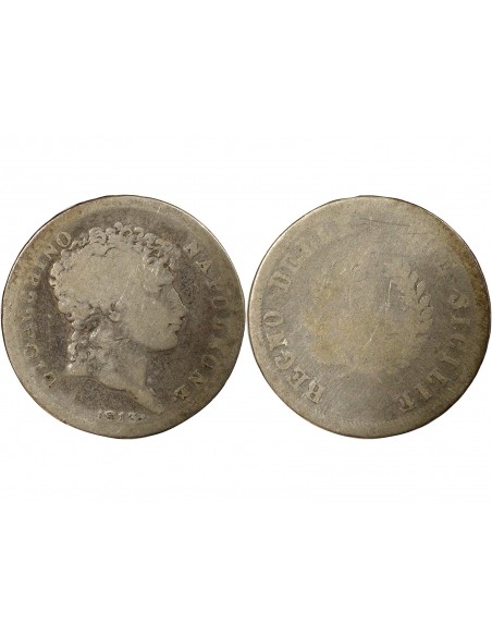 Naples Joachim Murat 1 Lire Argent 1813