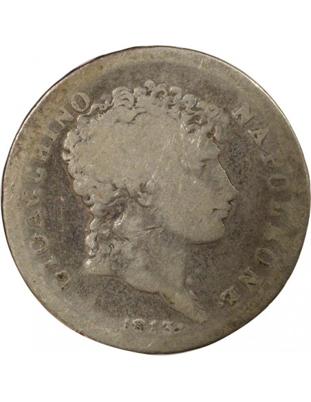 Naples Joachim Murat 1 Lire Argent 1813