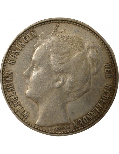 Reine des Pays-Bas (1890-1948) Gulden Argent 1898 Utrecht
