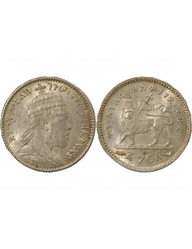 Ethiopie Menelik II Gersh Argent 1895 (1903-1923) A - Paris