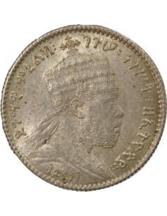 Ethiopie Menelik II Gersh Argent 1895 (1903-1923) A - Paris 2